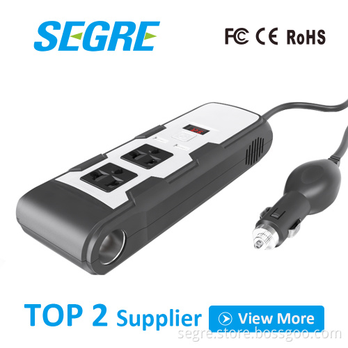 2017 Newest 150w car power inverter dc 12v to ac 110v 220V 4200ma dual usb with LED Display